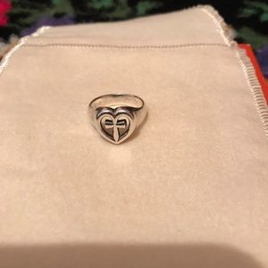 James Avery Cross Heart Ring